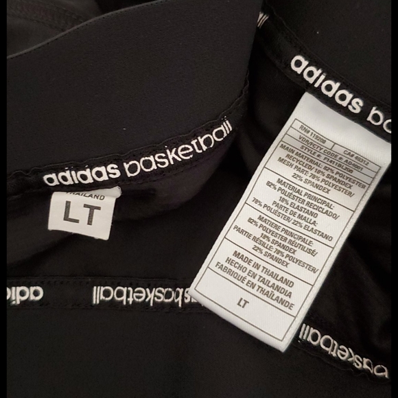 NBA ADIDAS Basketball pants sz.LT UNISEX athletic EUC - Picture 2 of 9